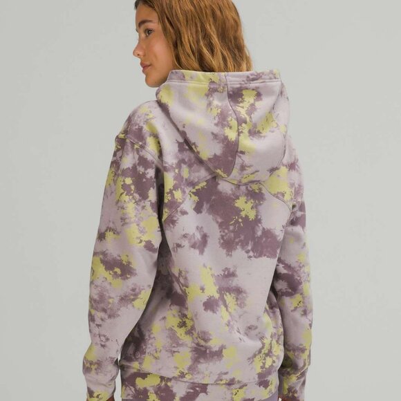 Lululemon All Yours Hoodie Orbital Tie Dye Mauve Grey Multi - Picture 2 of 9